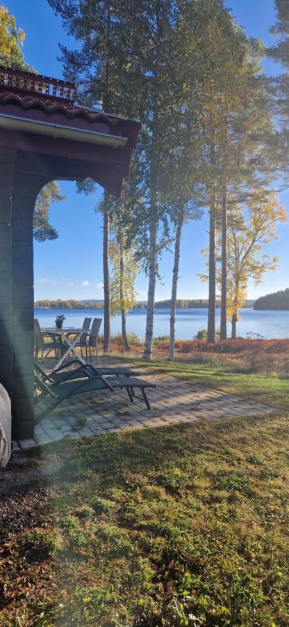 Lakeside Log Cabin Fraemby Udde Falun Luaran gambar